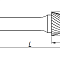 Твердосплавная борфреза тип M (3х13 мм; хв-к 3 мм) M0313M03