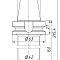 BT40-ER25-150 цанговый патрон MAS 403