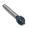 Борфреза твердосплавная форма J1008M06 с покрытием BNC (blue coating)