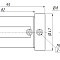 Втулка переходная D40-d8