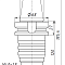 Патрон резьбонарезной для цанг ER32 BT40-TER32-120
