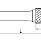 Твердосплавная борфреза тип G (3х13 мм; хв-к 3 мм) G0313M03