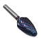 Борфреза твердосплавная форма F1625M06 с покрытием BNC (blue coating)