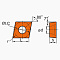 Пластина CCMT09T308-MSF OP1315
